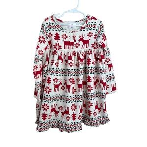 Hanna Andersson Christmas Holiday Winter Dress Size 4